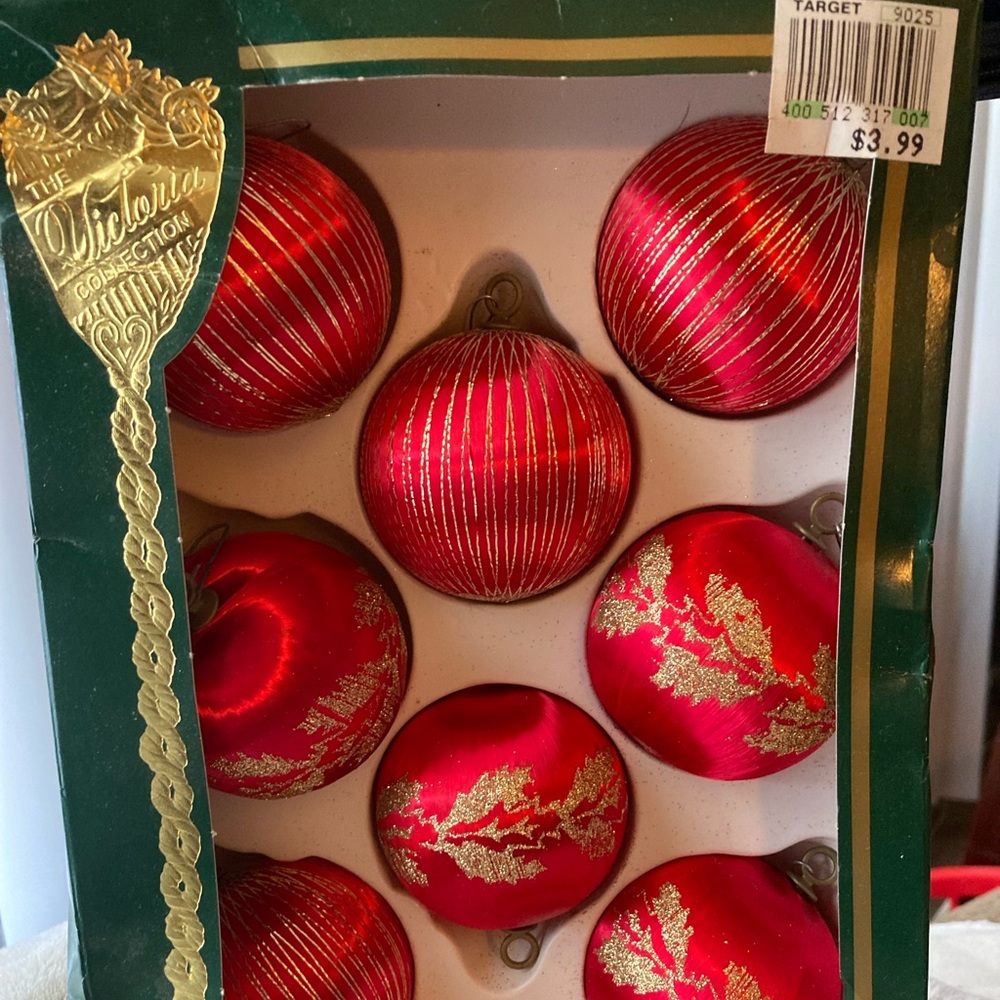 Victoria Christmas Ornaments Vintage